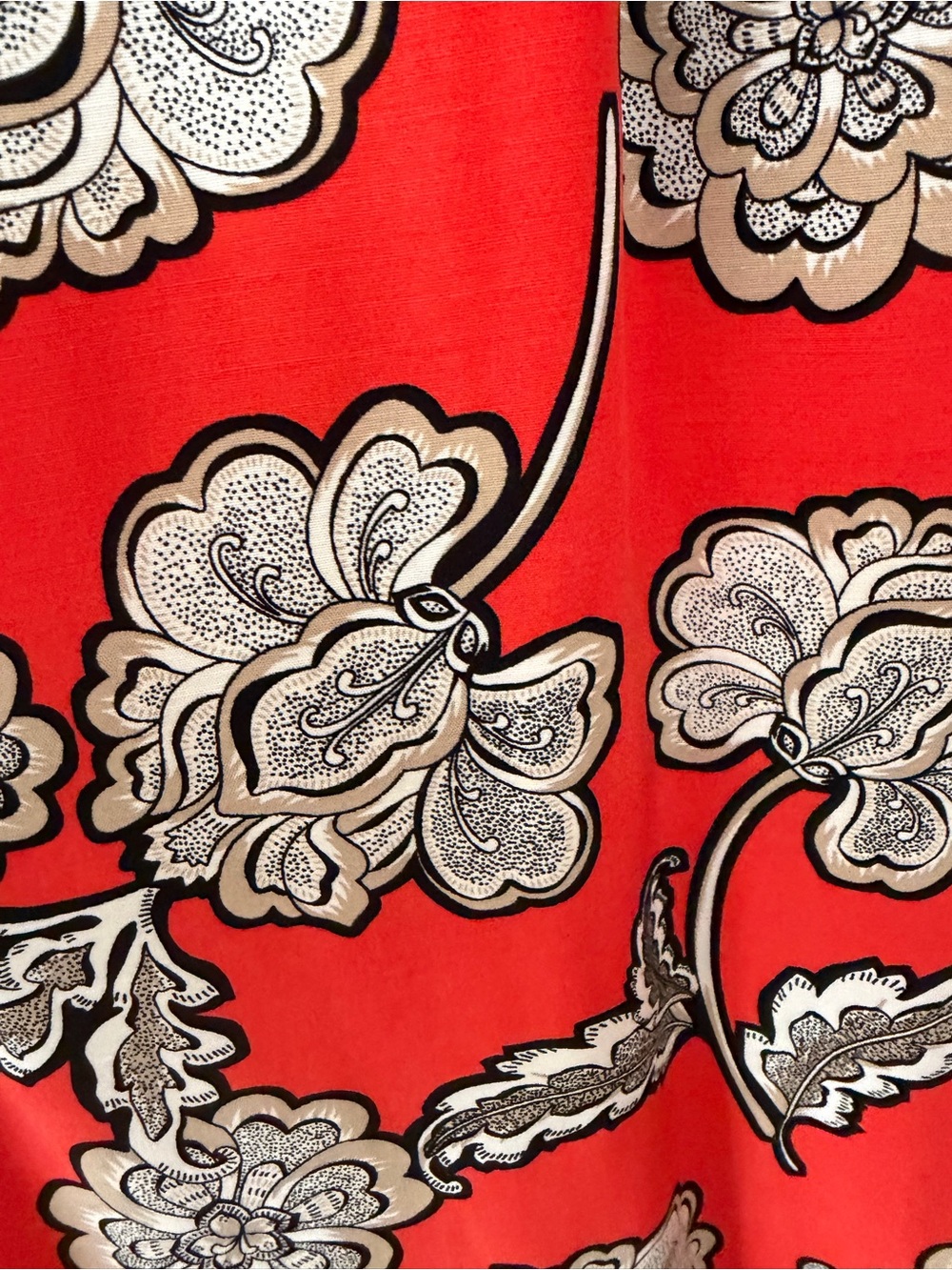 Alice + Olivia Red Floral Halter Dress - Picture 2 of 6